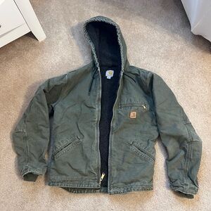 Carhartt Green Hooded Jacket